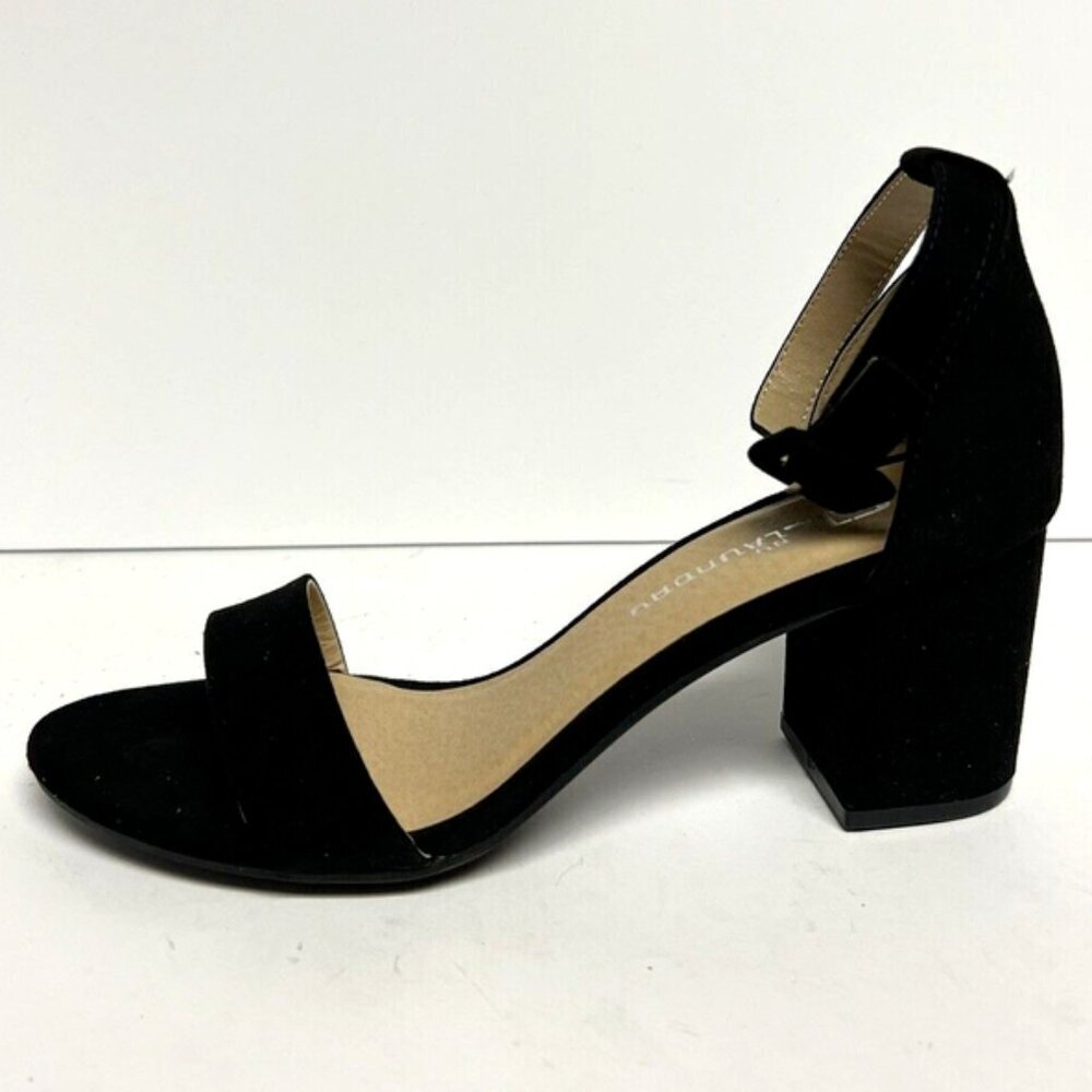 Chinese Laundry Women's Jodie Sandal Black Suede, Size 7 M